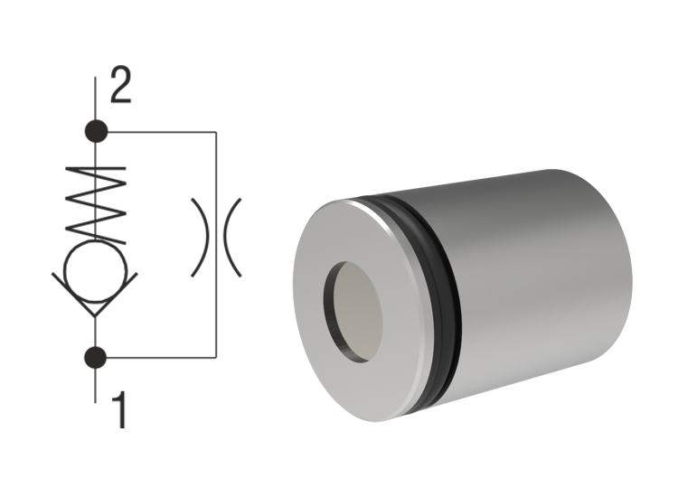 Check Valves, One-Way Throttling