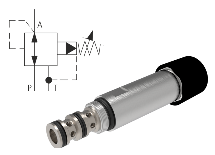 Pressure Reducing - Relieving Valves, Pilot Operated, Cartridges