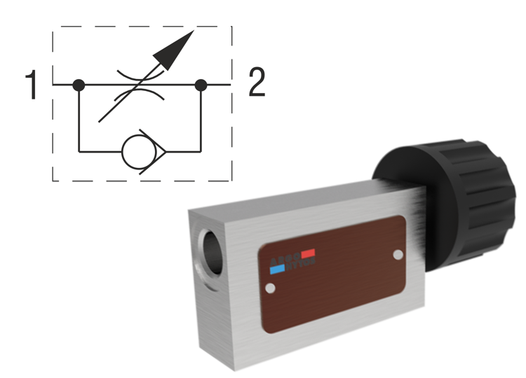 Needle - Restrictor Valves and Valves with/without Reverse Flow Check, In-Line Mounted